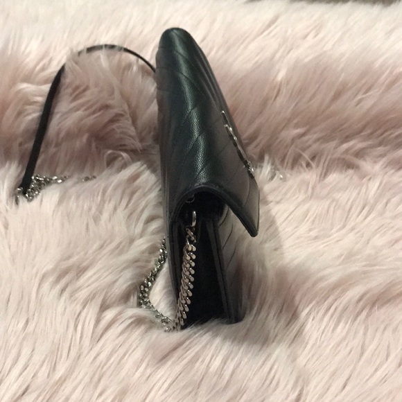 Quilted Calfskin Leather Wallet on a Chain - Picture 5 of 5